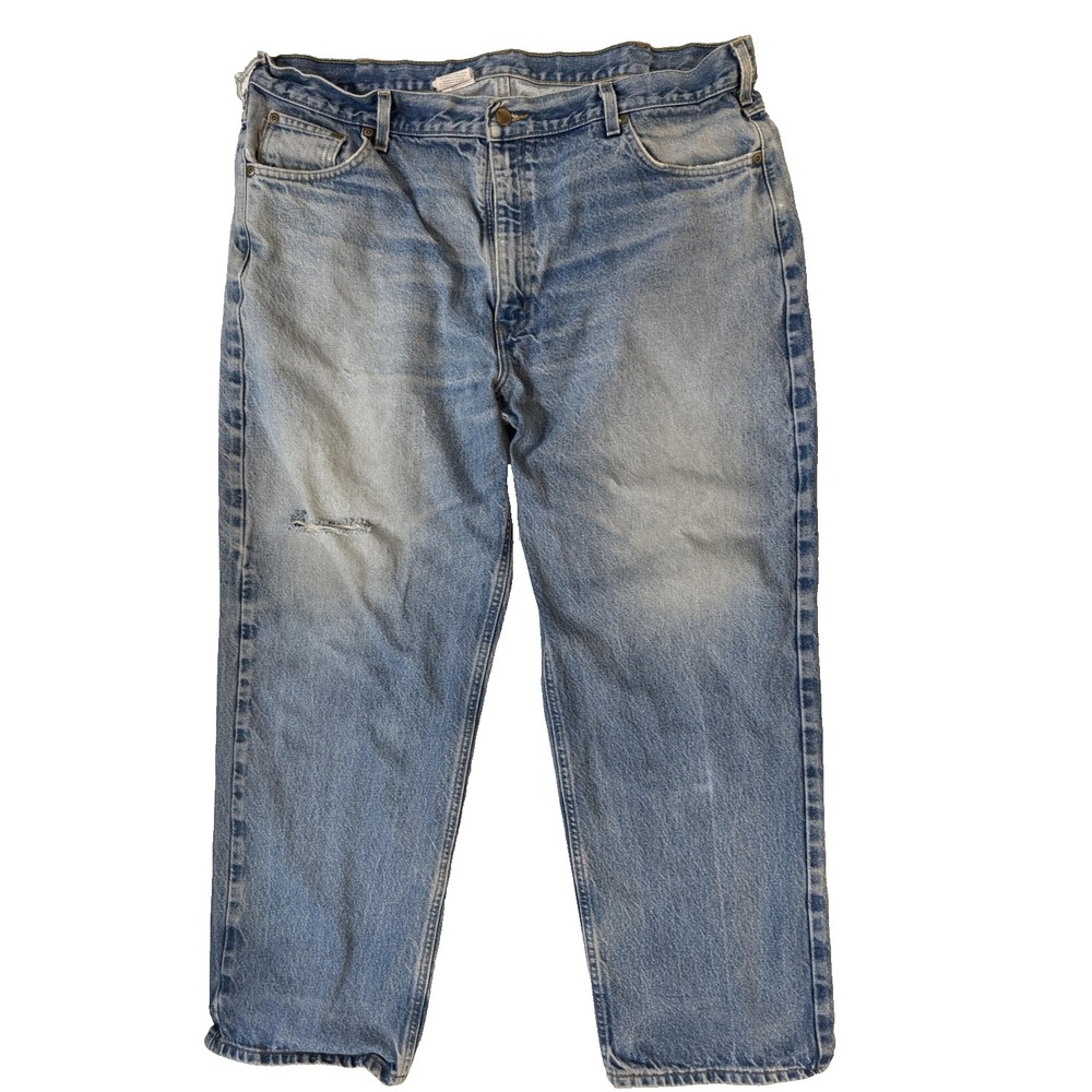 Vintage‎ Carhartt B160 DST Jeans Mens 40x30 Faded Distressed Workwear Grunge
